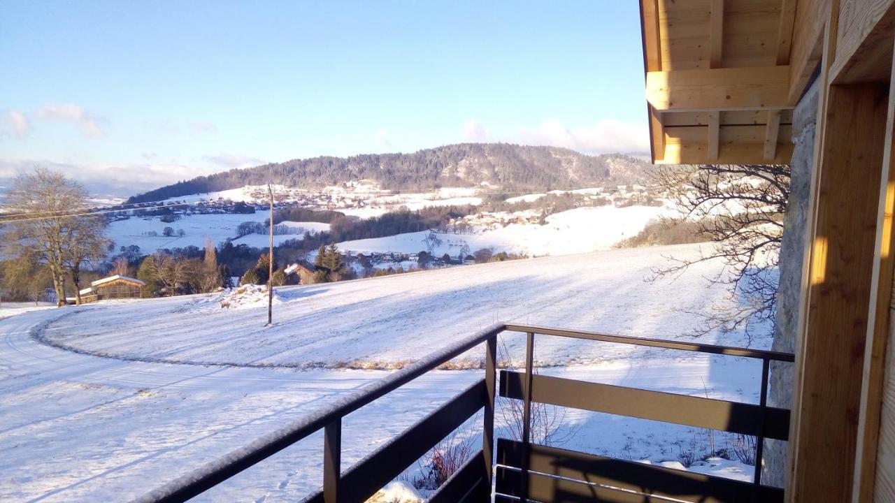 Le Chalet Des Pierres Viuz-en-Sallaz Eksteriør billede